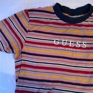 GUESS original stripped shirt PINK